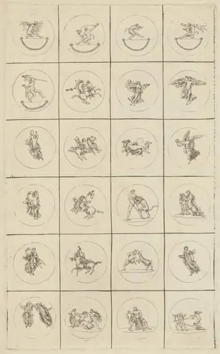 Mythological Roundels, by Jean-Philippe-Guy le Gentil Paroy Comte de