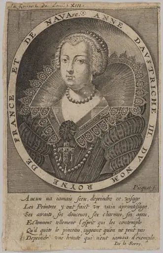 Anne of Austria, Wife of Louis XIII, by Jean Picquet