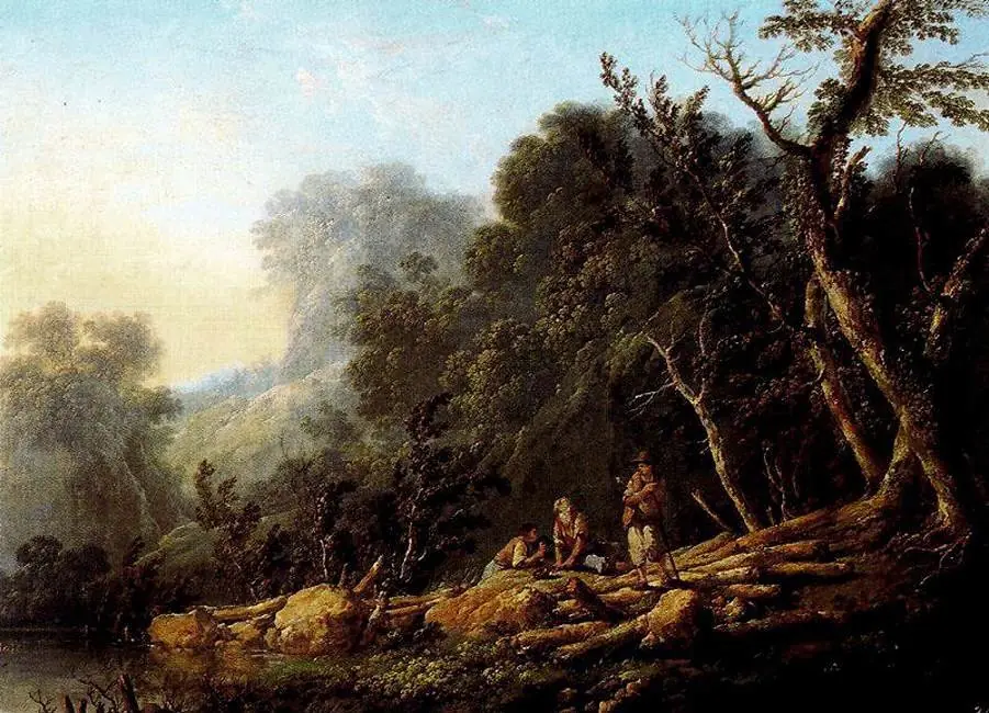 Landscape, by Jean Pillement