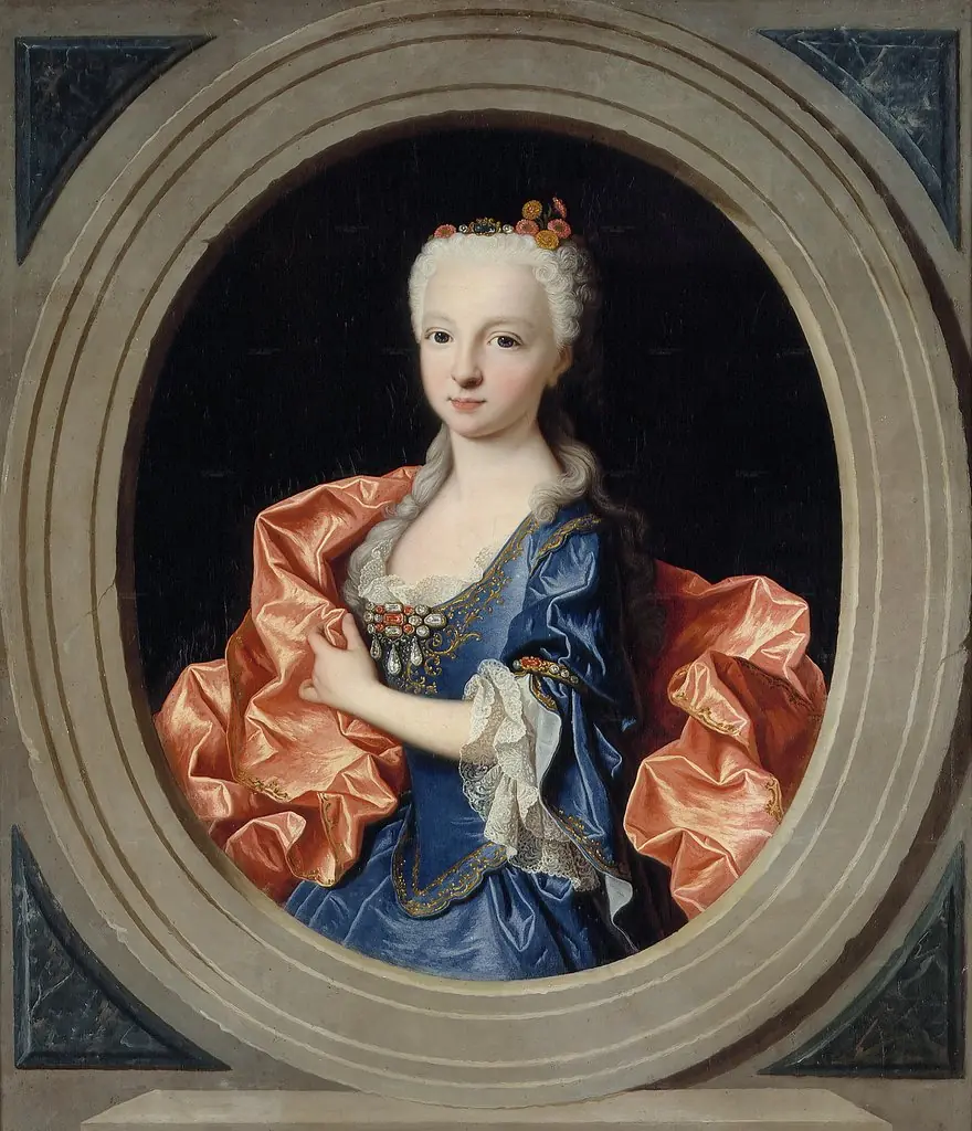 Maria Teresa of Bourbon Infanta of Spain (Future Dauphine of France), by Jean Ranc