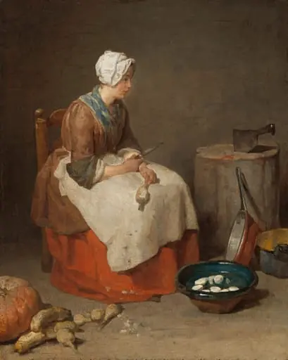 The Kitchen Maid, by Jean Siméon Chardin