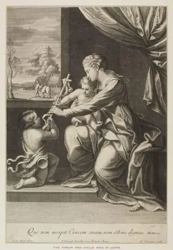 The Virgin and Child and St. John, by Jean Tournier