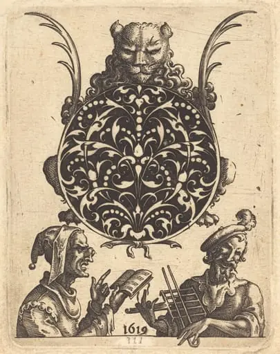 Jewelry Design with a Lion's Head, by Jean Toutin
