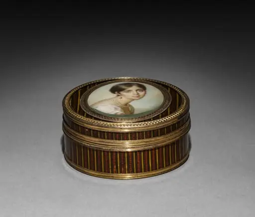 Snuff Box with a Portrait of a Young Woman, by Jean-Urbain Guérin