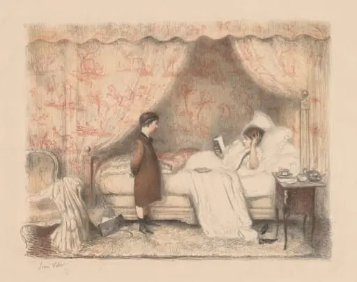 The Lesson, by Jean Veber