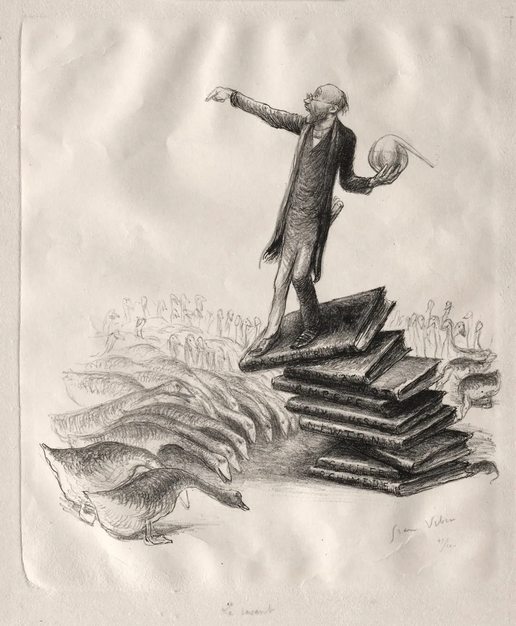 The Savant, by Jean Veber, 1906