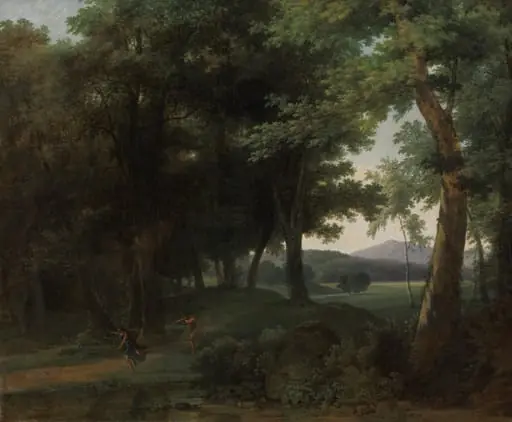 A Forest with Apollo and Daphne, by Jean-Victor Bertin
