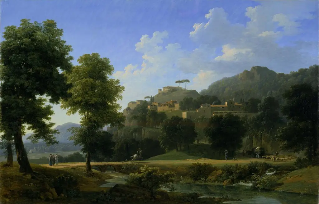 Italian Landscape (Le Paysage d'Italie), by Jean-Victor Bertin