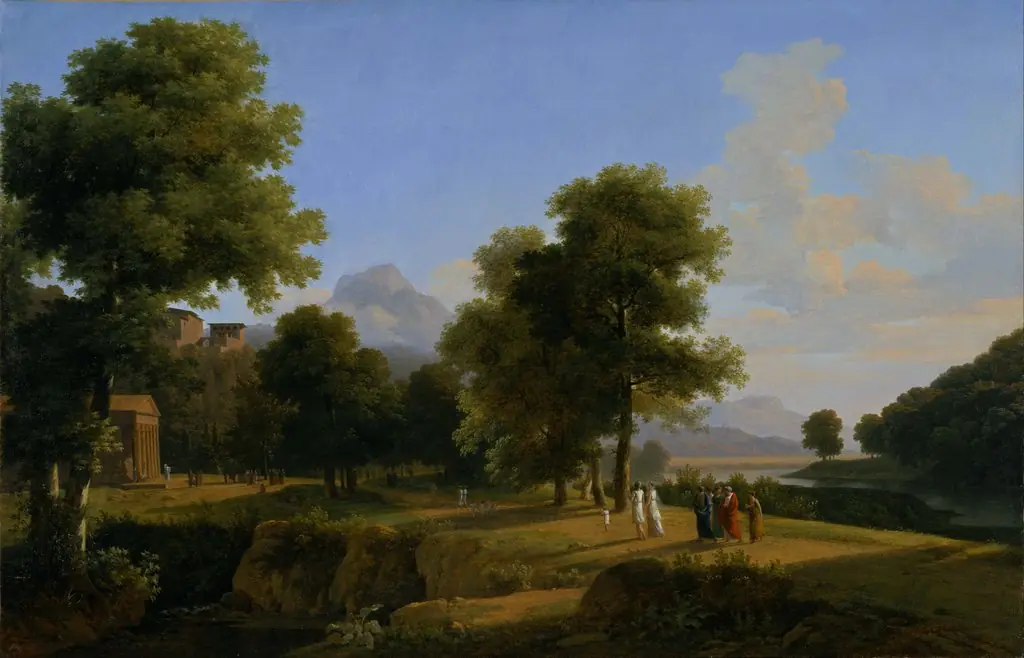 Landscape, Site of Greece (Paysage, Site de la Grèce), by Jean-Victor Bertin