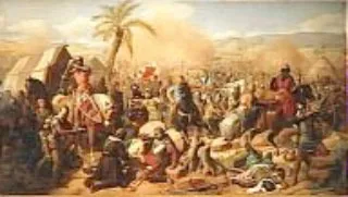 Battle of Ascalon, by Jean Victor Schnetz, oil, 1837