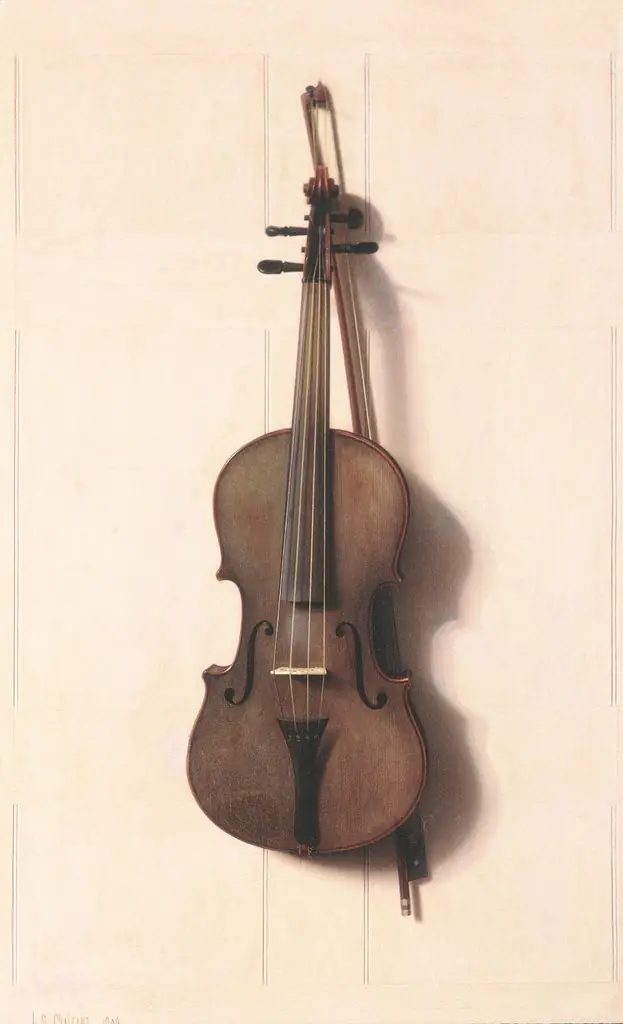 Violin and Bow, by Jefferson David Chalfant