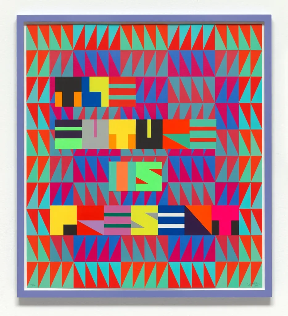 Untitled, by Jeffrey Gibson, ink, 2019