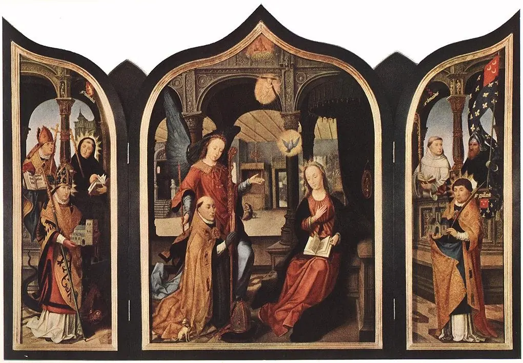 Annunciation, by Jehan Bellegambe