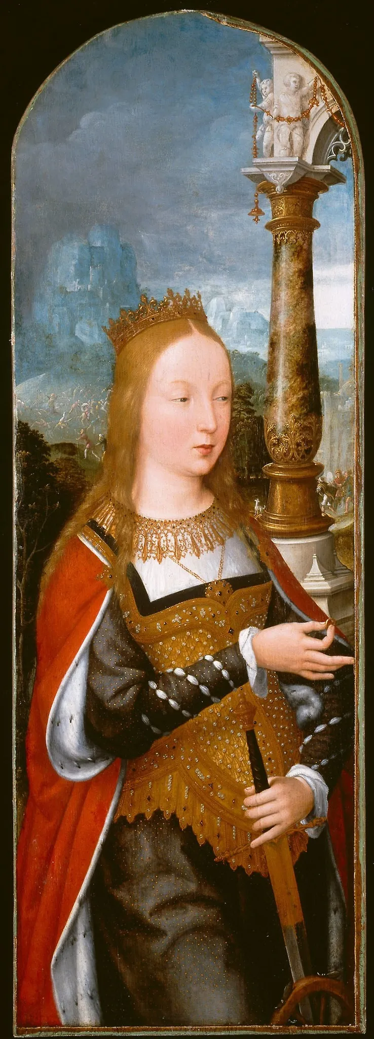 Saint Catherine, by Jehan Bellegambe, unspecified, 1520