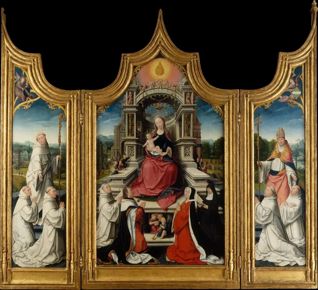 The Le Cellier Altarpiece, by Jehan Bellegambe