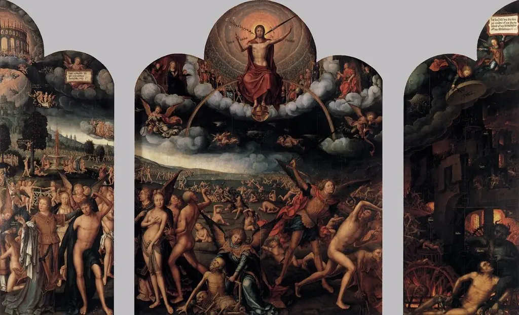 Triptych with the Last Judgement, by Jehan Bellegambe
