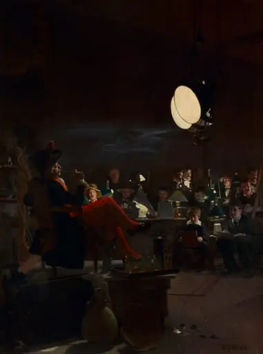 A Night Class, by Jehan Georges Vibert