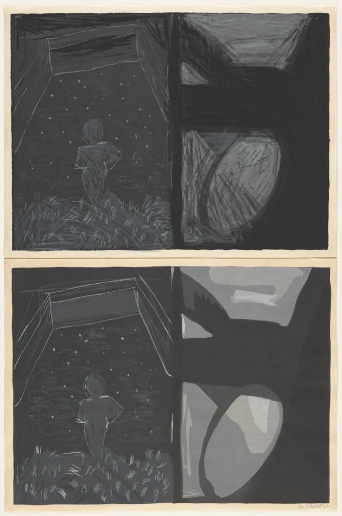 Untitled, by Jennifer Bartlett, ink, 1982