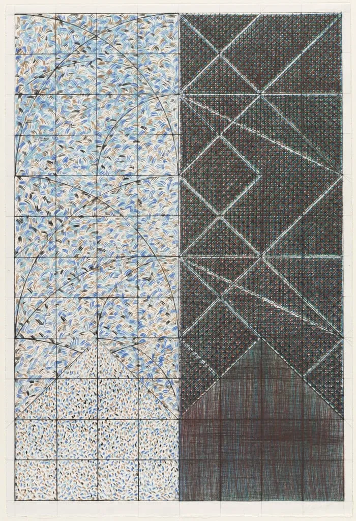 Untitled, by Jennifer Bartlett, ink, 1978