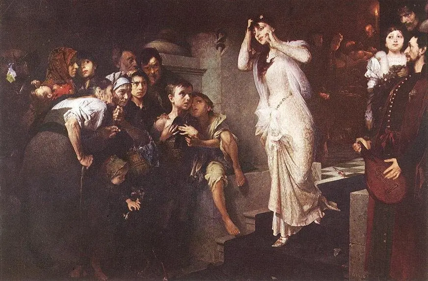 Ordeal of the Bier, by Jenő Gyárfás