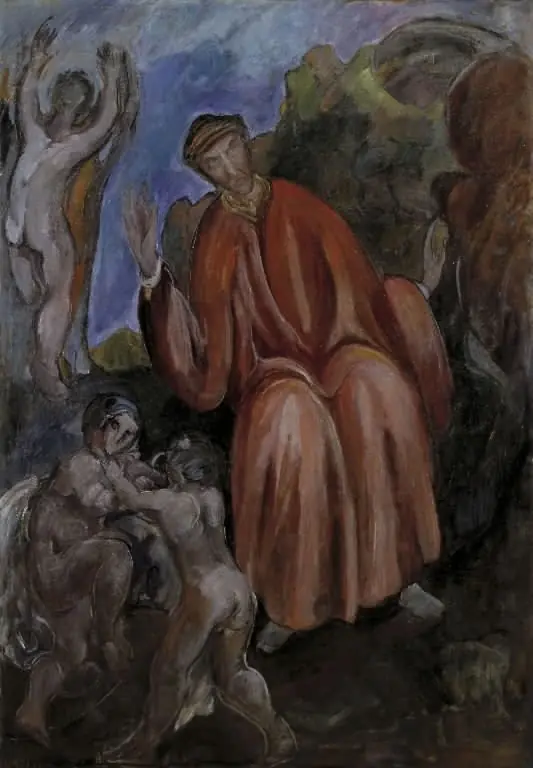Dante. Prophets, Opus I, by Jens Adolf Jerichau
