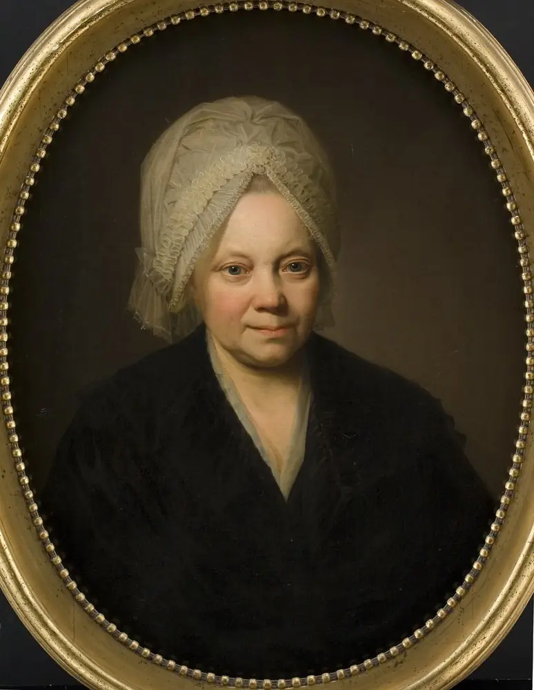 Ane Margrethe Abildgaard, f. Bastholm. Maleren N.A. Abildgaards moder, by Jens Juel