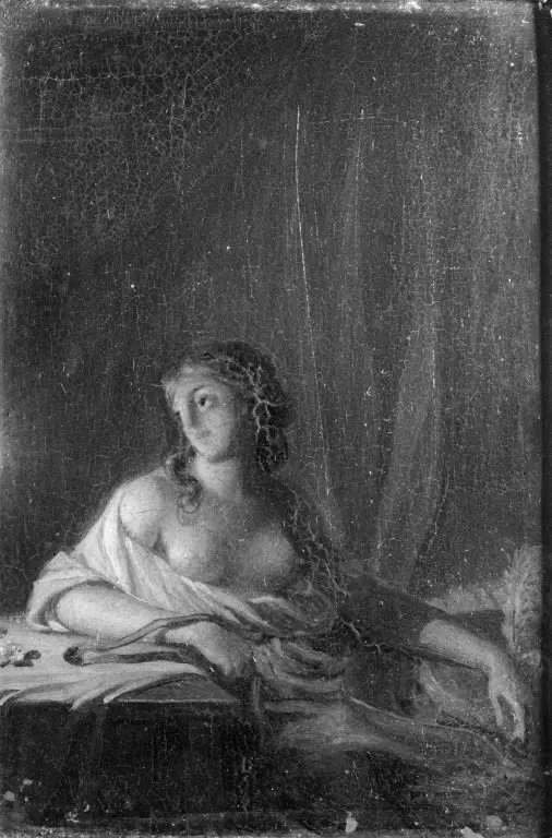 En kurtisane, by Jens Juel, unspecified, 1794