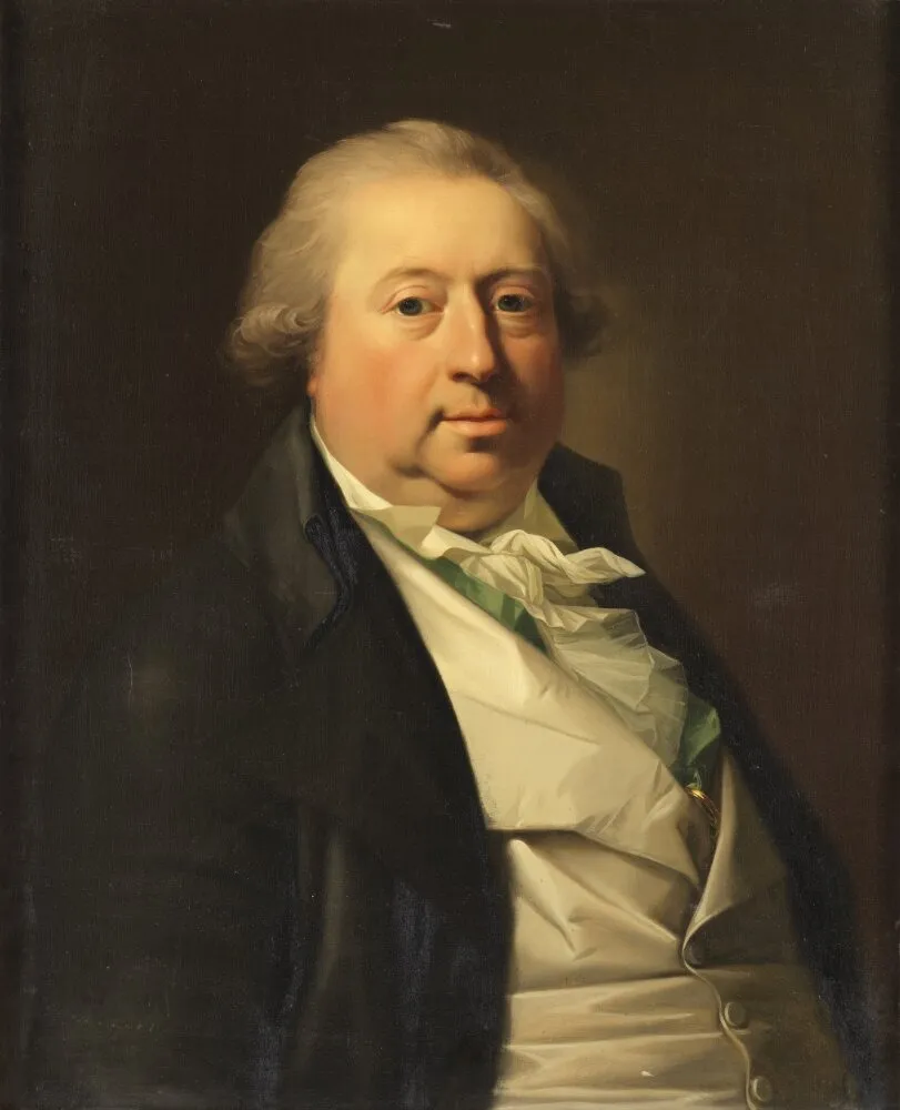 Johan Tobias Sergel, Sculptor, by Jens Juel, oil, 1798