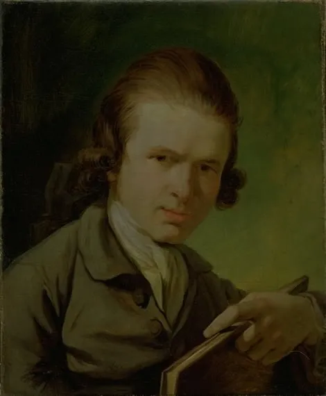 Kobberstikkeren J.F. Clemens, by Jens Juel, oil, 1789