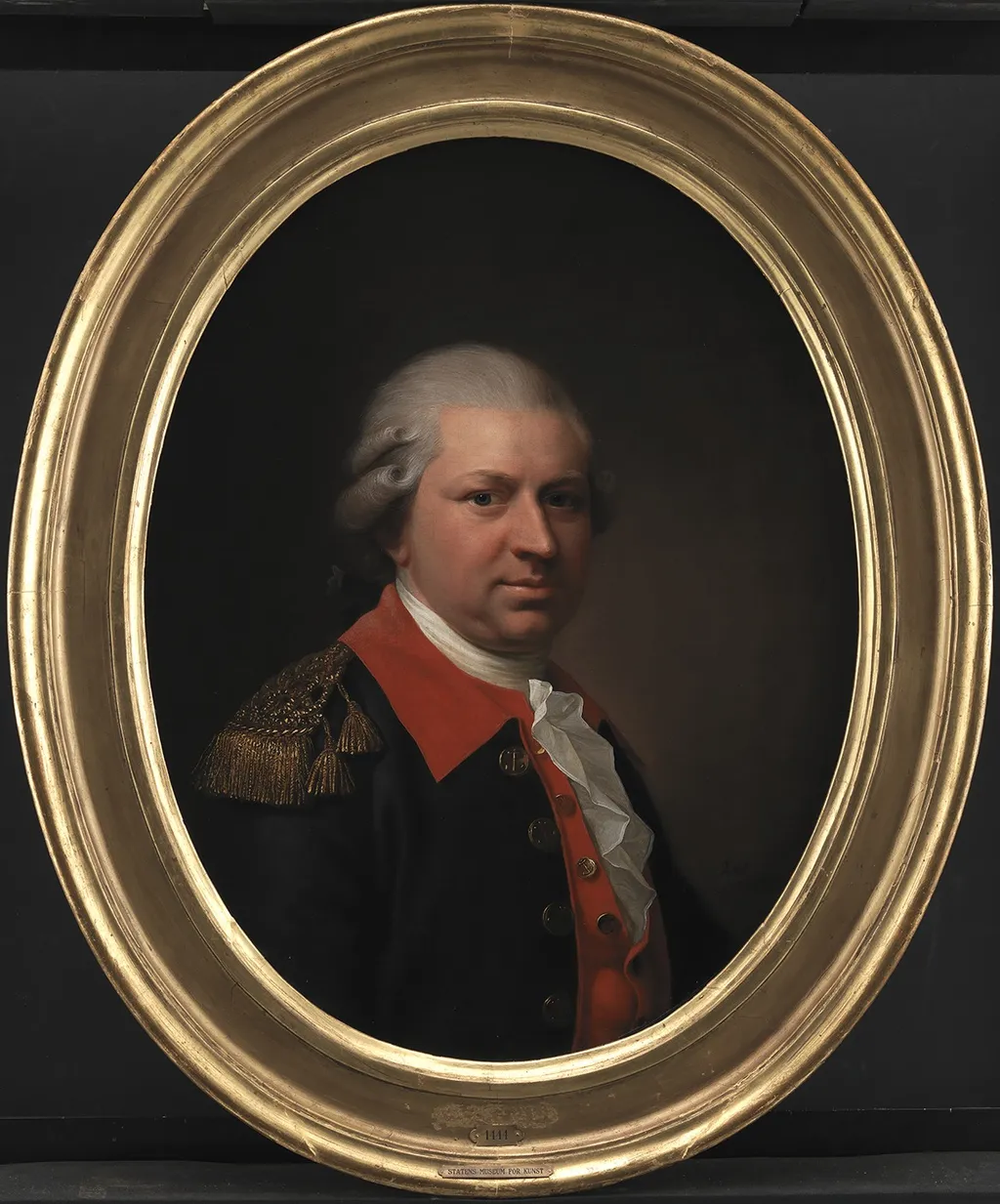 Kommandørkaptajn Henrik Gerner, by Jens Juel, oil, 1793
