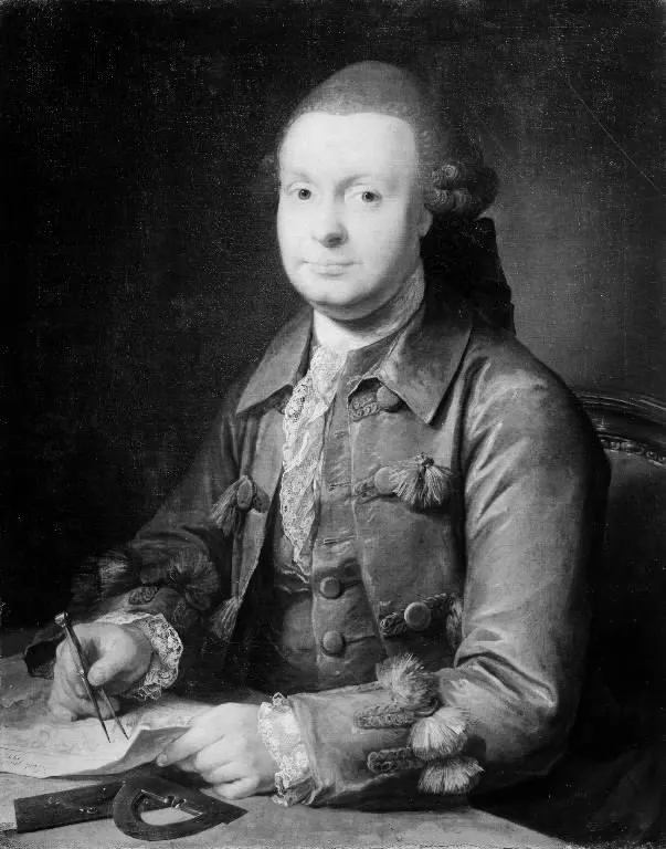 Peder Rahr, købmand i Ribe, by Jens Juel, oil, 1770