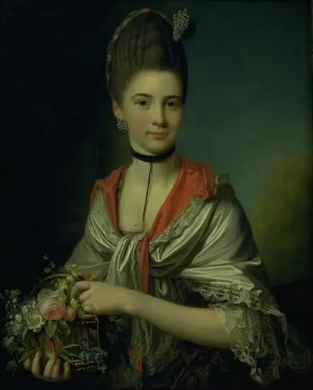 Portrait of Anna Elisabeth Battier, née Storp, by Jens Juel