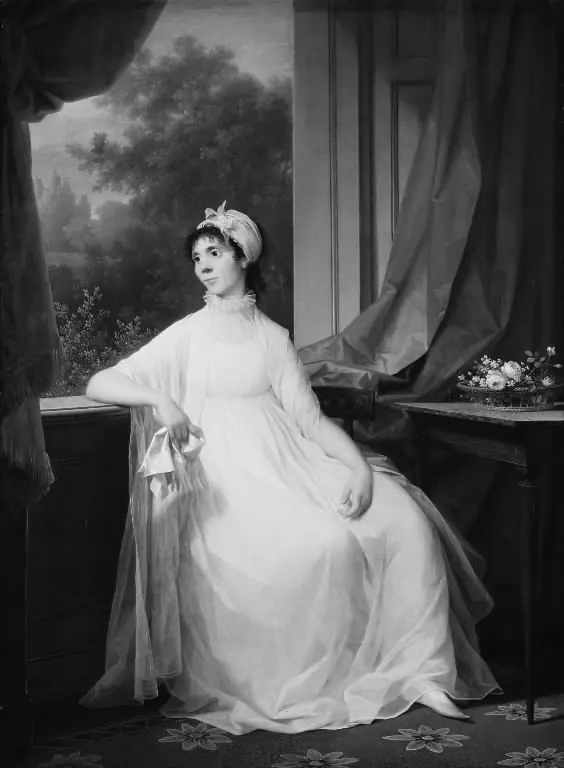 Portrait of Gertrud Hage, née Heitmann, by Jens Juel