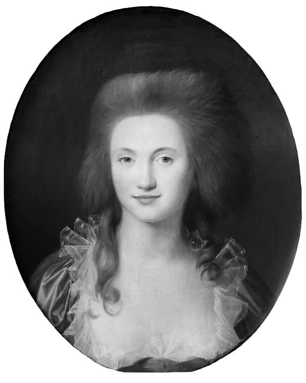 The Artist's First Betrothed, by Jens Juel, oil, 1790