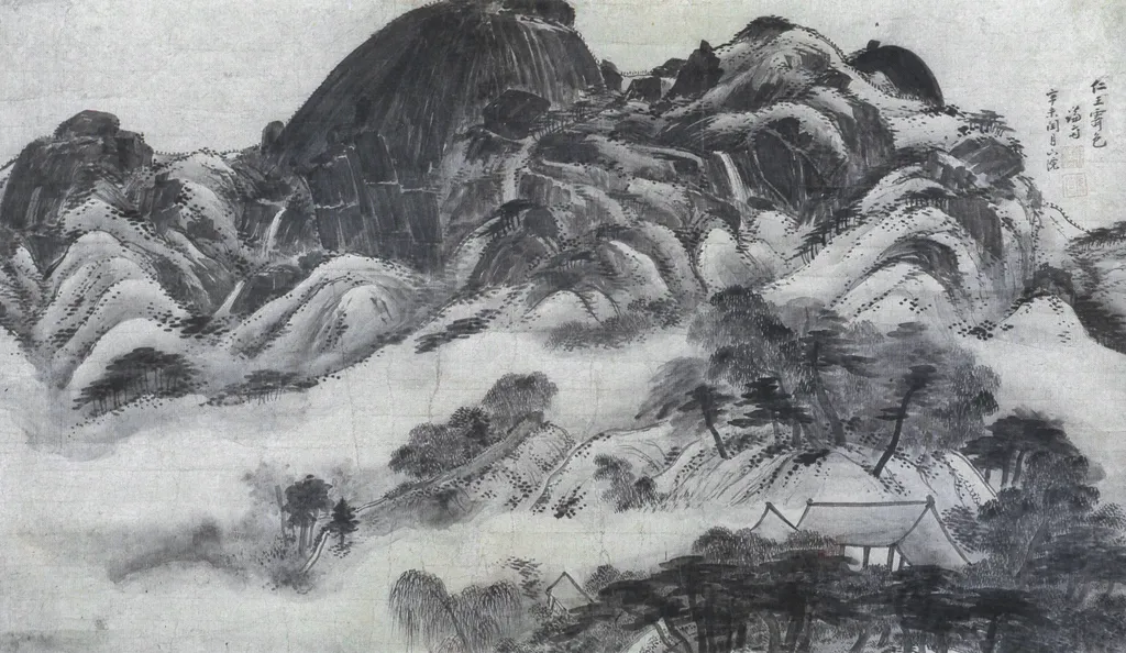 Inwang jesaekdo, by Jeong Seon, unspecified, 1751