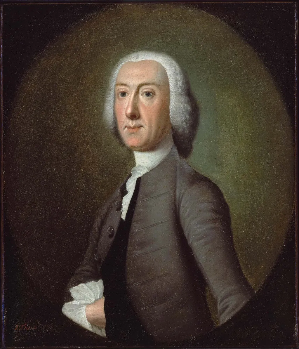 Dr. Lionel Chalmers, by Jeremiah Theus, oil, 1756