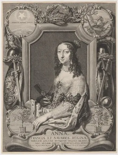 Anna Regina (Anne, Queen of France and Navarre), by Jeremias Falck