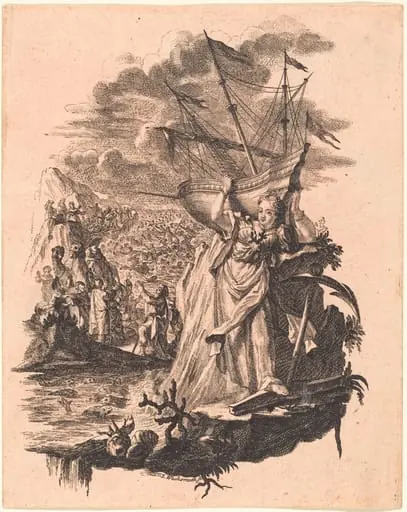 Allegory of Water, by Jeremias Wachsmuth