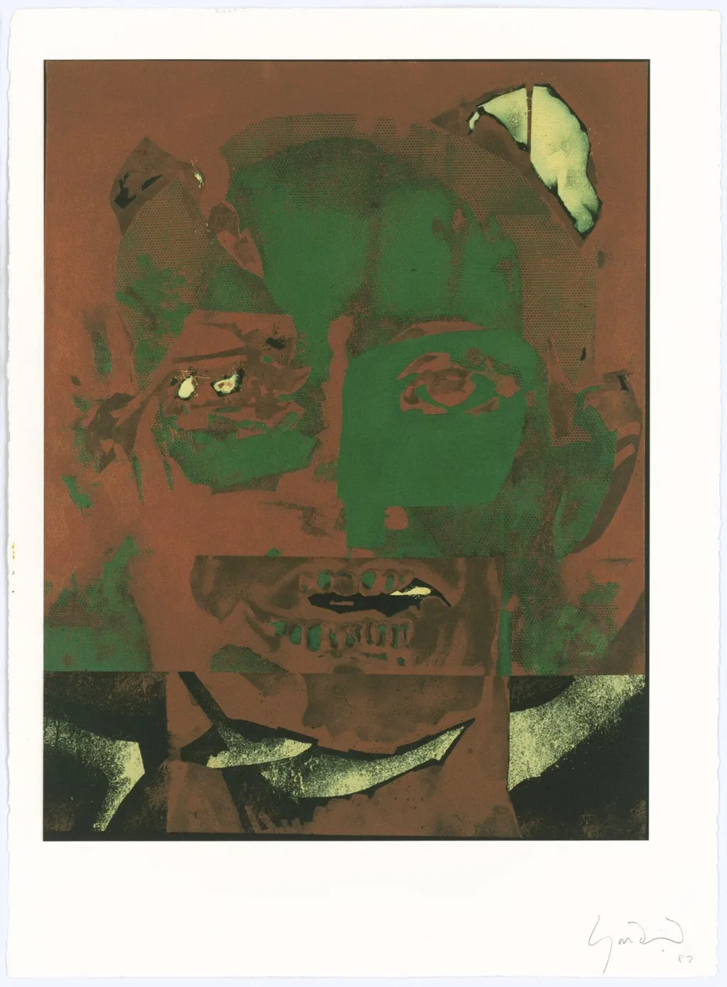 Study for the Anchorman, by Jeremy Gardiner, 1987