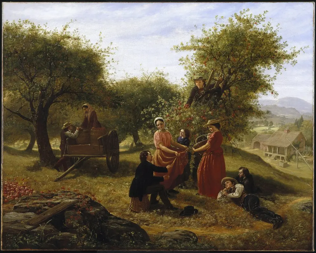 Apple Gathering, by Jerome B. Thompson