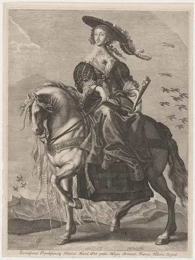 Henrietta Maria, Queen of Charles I, by Jerome David