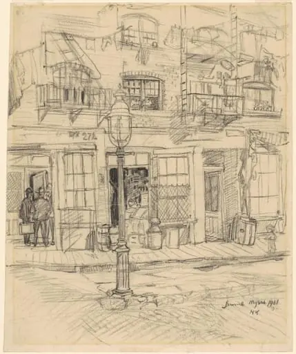 New York Street Scene, by Jerome Myers