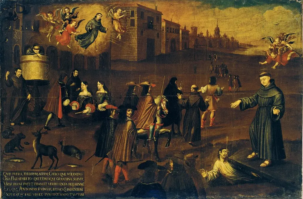 The miracles of San Antonio de Padua, by Jerónimo Benete