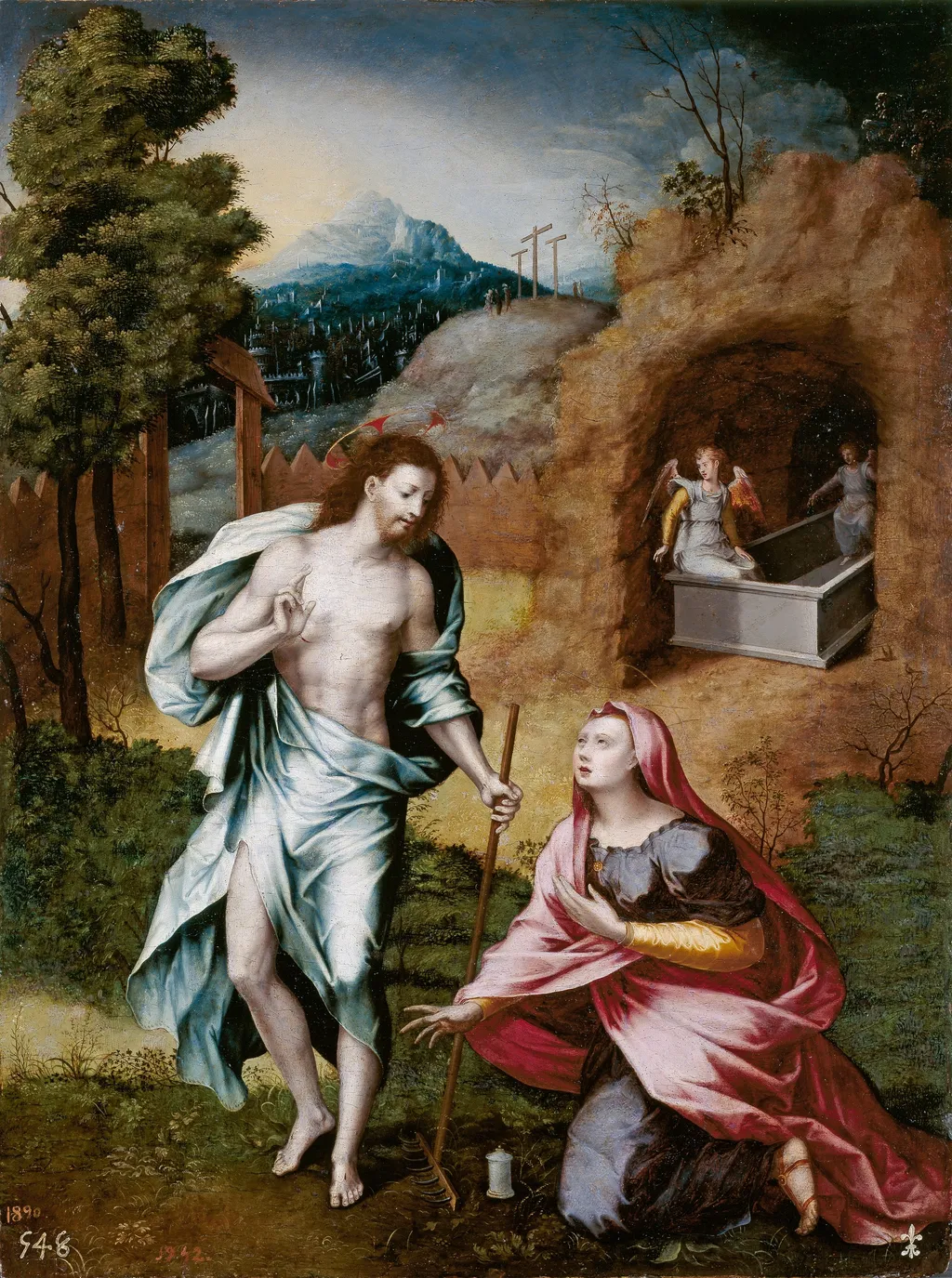 Noli Me Tangere, by Jerónimo Cosida, unspecified, 1570