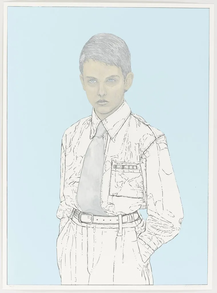 Untitled, by Jerry Kearns, ink, 1998