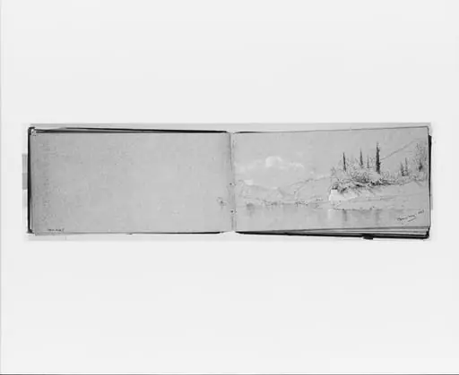 Lake Como, May 1, 1869 (recto, from Sketchbook)