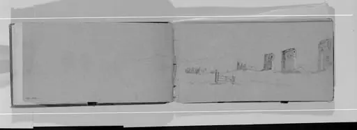 Landscape with Ruins (recto, from sketchbook)