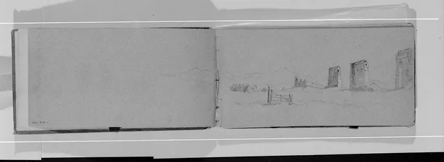Landscape with Ruins (recto, from sketchbook)
