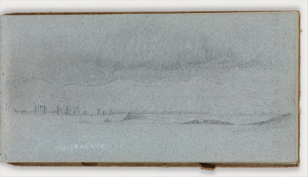 Sketchbook of Italian Landscape Subjects, by Jervis McEntee, watercolor, 1869