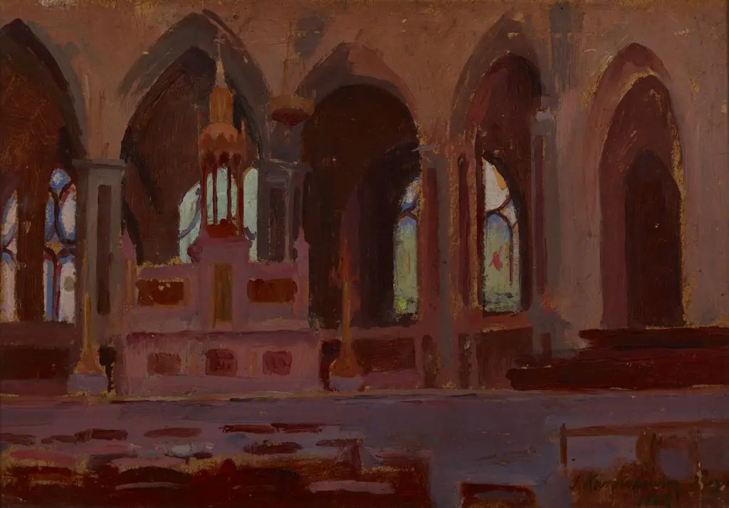 Interior of a Church, by Jerzy Karszniewicz